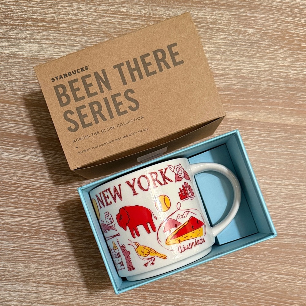 Starbucks New York Mug - Red and White Design